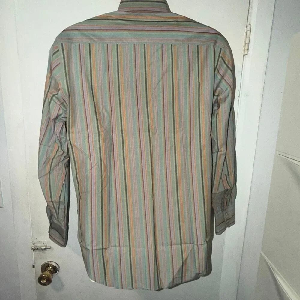 ROBERT GRAHAM Multicolor Striped Button Up Shirt-L